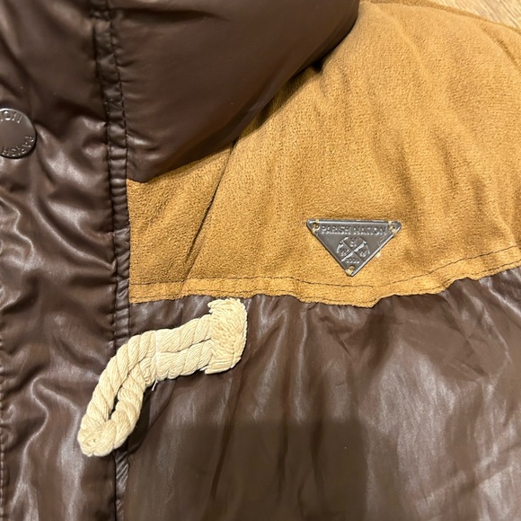 Puffy Vest Brown Large Parish Nation Vest men’s - Picture 8 of 9